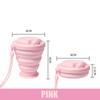 Portable Folding Water Bottle Silicone Portable Drinking Cup Durable Collapsible Water Cup