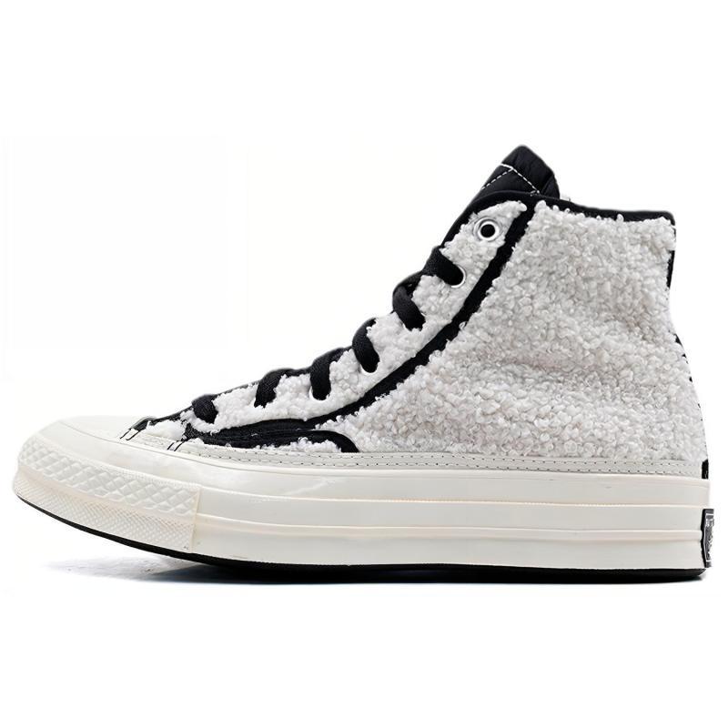 Converse 1970s Chuck Taylor All Star Trendy Versatile High-Top Canvas Unisex White & Black