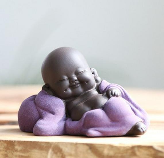 

Бонсай Циша Майтрея Будда Орнамент: Маленька статуетка для чайного улюбленця, квіткового горщика, мікроландшафту або прикраси для акваріума