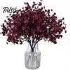 Indoor Faux Flowers for Living Room Realistic Artificial Autumn Home Decoration, Silk Floral Elegant Sprays Dining Branches Halloween Table