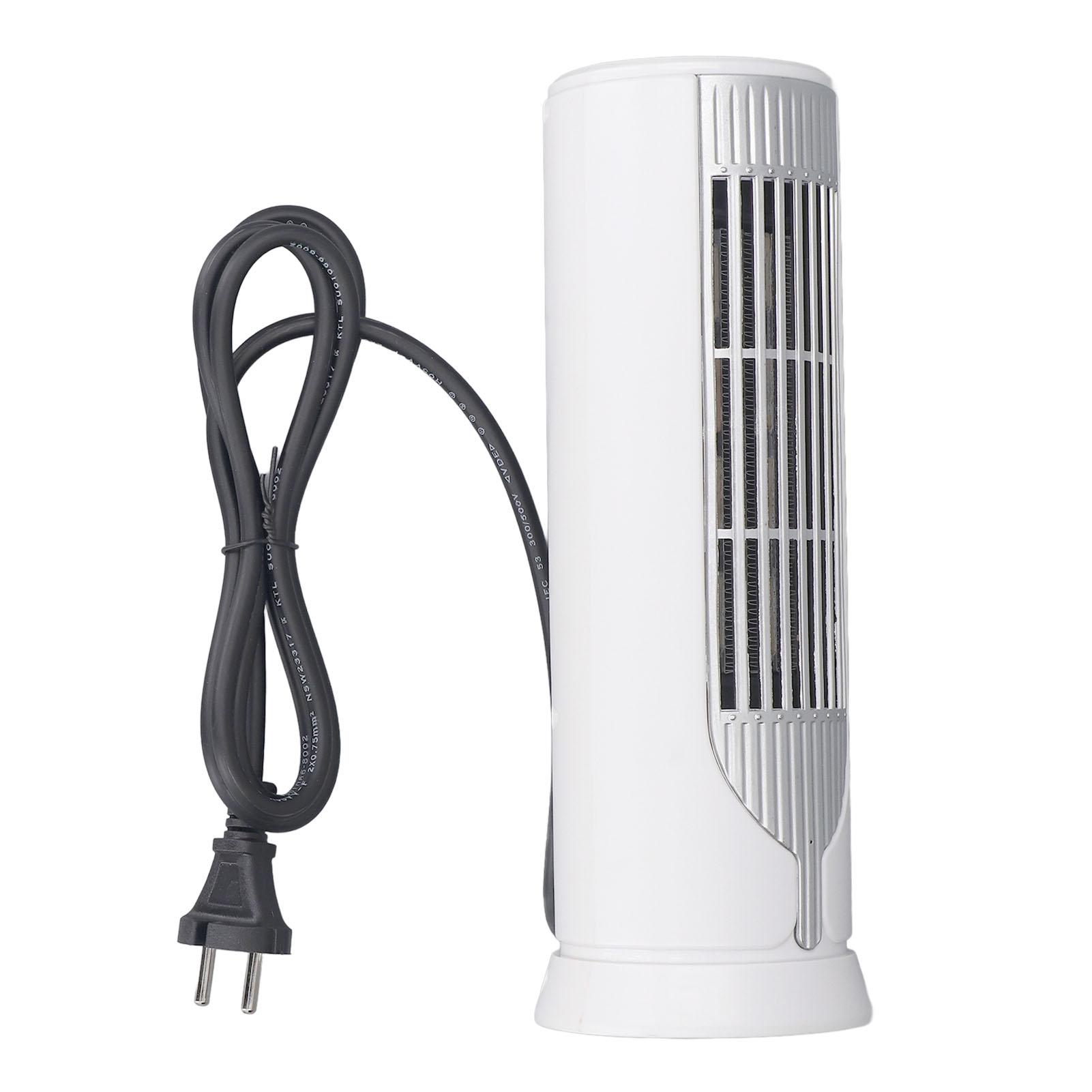 

Обогреватель Tower Space для использования в помещении PTC Ceramic Heating 1000 Вт Тихий 2 уровня Малый космический обогреватель Белый EU Plug 220V