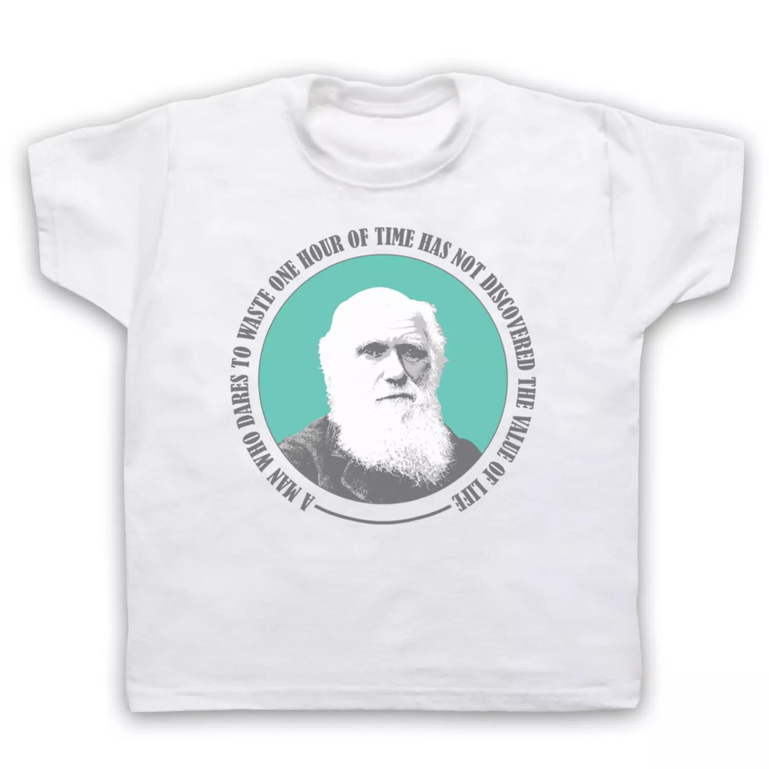 DARWIN CHARLES VALUE OF LIFE UNOFFICIAL EVOLUTION QUOTE KIDS CHILDS T-shirt 110