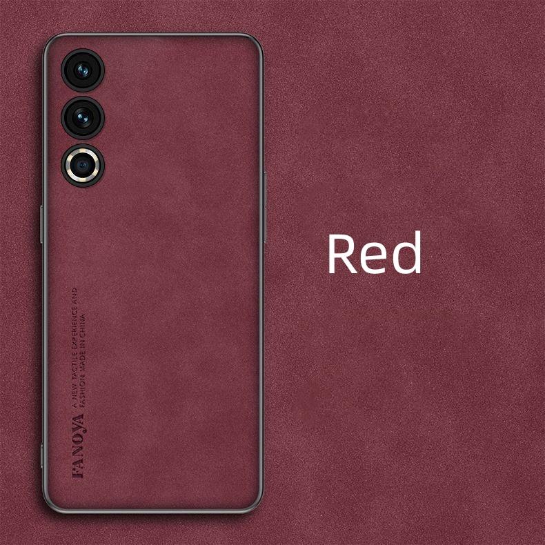 For Meizu 21 Skinsheep Leather Case Cover For Meizu 21 Pro 21pro Matte Silicone Full Protection Shockproof Soft Bumper