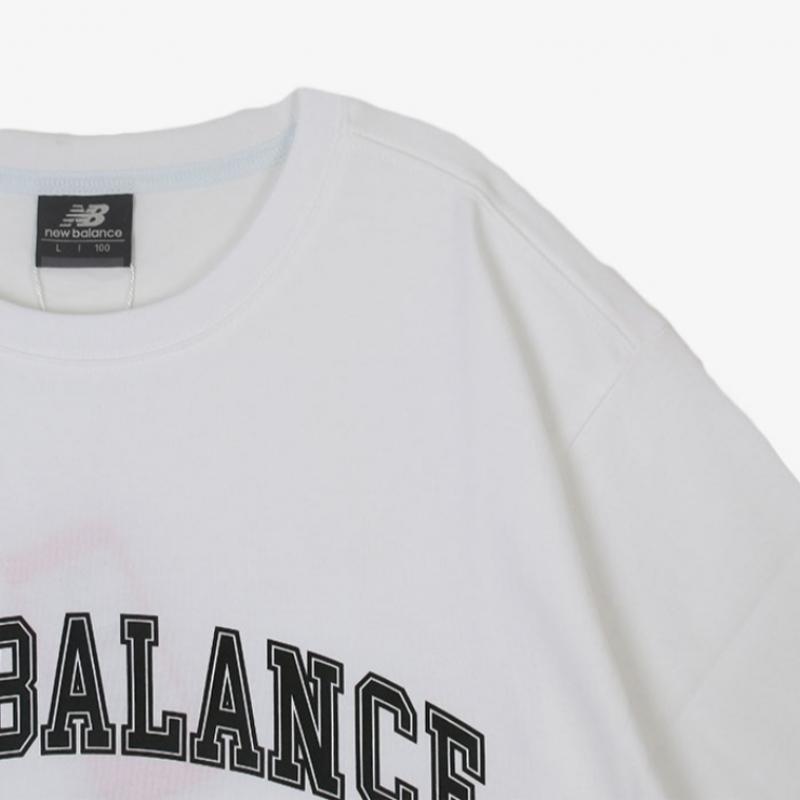 New Balance Half Club Essential Arch Logo Short Sleeve Tee Nbnefco213 3