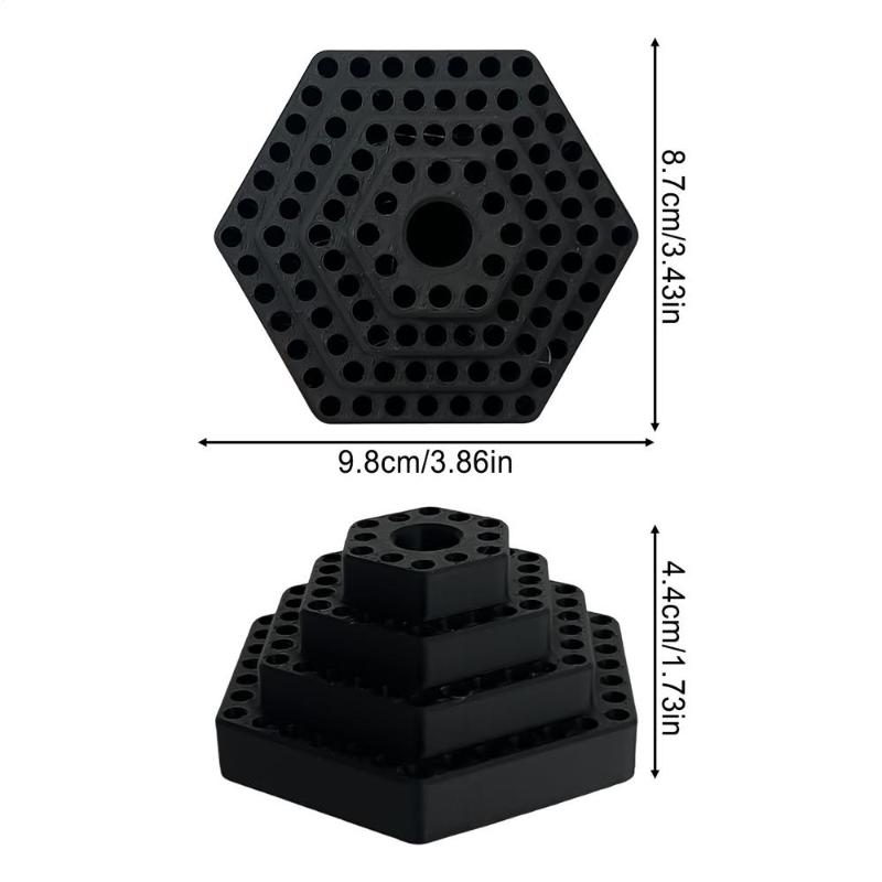 

1Pcs Bit Hex Shank Organiser Bit Holder Box For Drill 4.8mm/ Hexagonal Tips Box Drill Bit Storage Screwdriver Bits Holder!