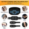 EMS Muscle Stimulator Toner Abdominal Toning Belt Body Slimming Massager Belly Waist Back Arm Leg Fitness Massage USB Recha Practical Use