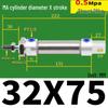Corrosion Resistant Stainless Steel Pneumatic Cylinder 16-40mm/50-150mm