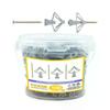 100 stuks Gipsplaatankerkit Holle Wandankers Gipsplaatpluggen Schroeven Vlinder Expansiebuis Pijp