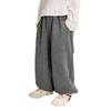Autumn 2025 Korean Version Loose Knit Sweats: Fairy Tale Memory Big Boy Breathable Long Pants