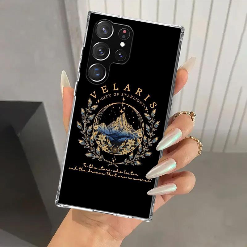 A Court of Mist Fury Sarah J Maas Phone Case for Samsung Galaxy S26 S24 S23 Ultra S25 Edge S22 S21 Plus S20 FE + Soft Print Shel