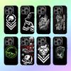 M-Motocross Metal Mulisha Phone Case For iPhone17,16,15,14,13,12,11 Plus,Pro Max Colored Silver Phone Case