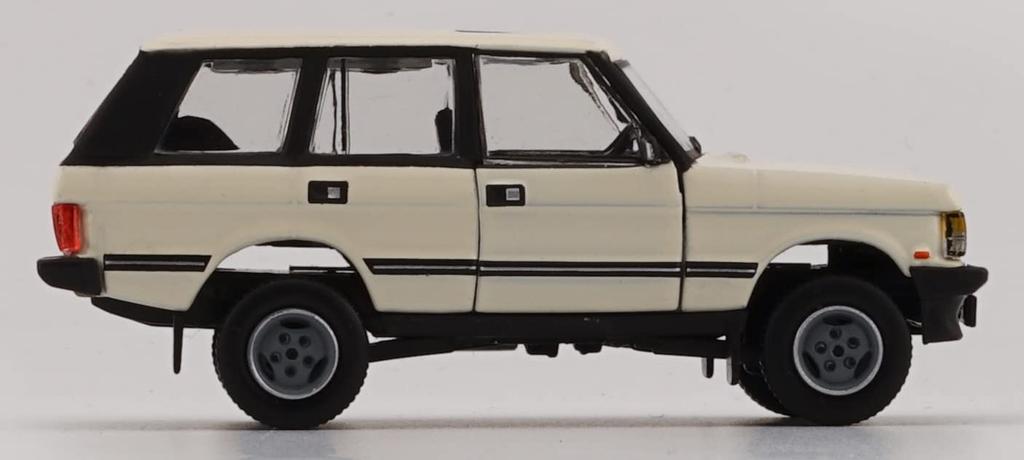 Scherer Designs BM Creations Scale Land Rover Range Rover Classic LSE 1992 White LHD Finished Model 1/64