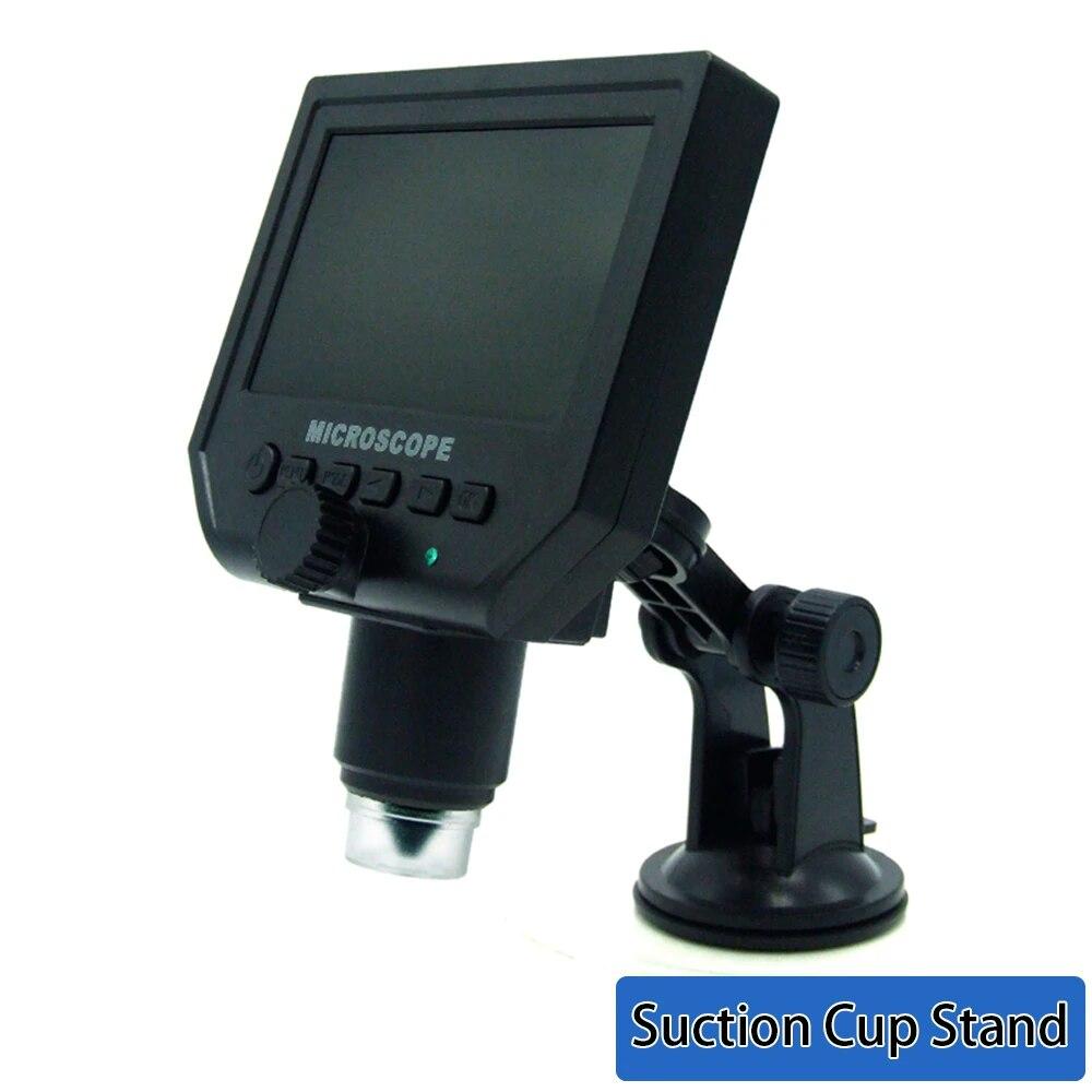 

4,3-дюймовый ЖК-цифровой микроскоп 1-600X для монет, микроскоп с USB-лупой и высокой подставкой, 8 светодиодов для взрослых и детей