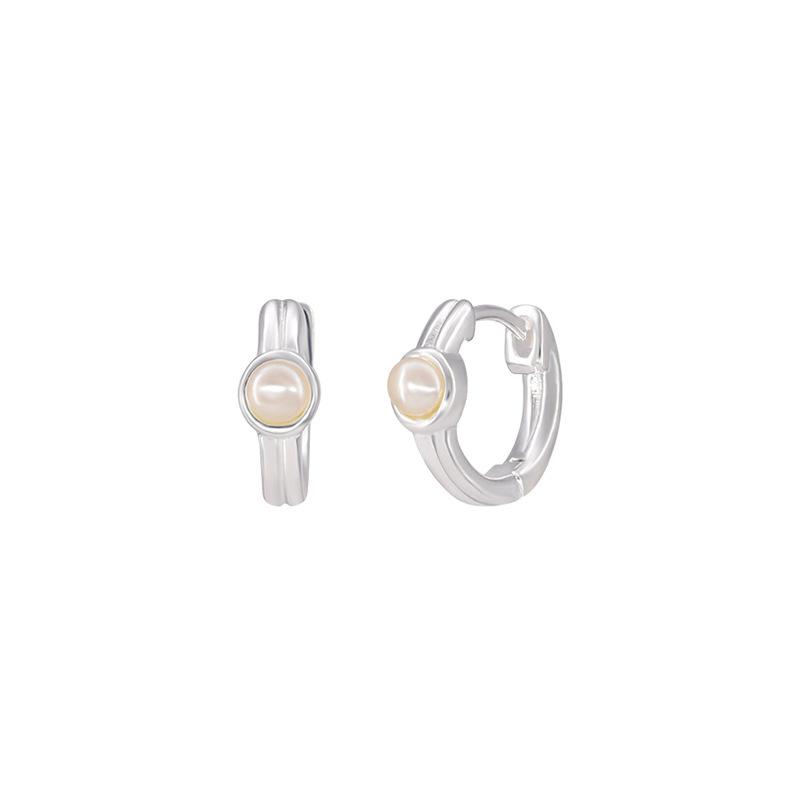 Pearl Earrings Female Light Luxury Personality Versatile Senior Sense Ear Buckle Simple To Raise The Ear Hole Fashion Earrings