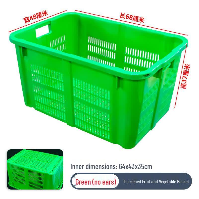 Heavy-Duty Ventilated Plastic Storage Crates