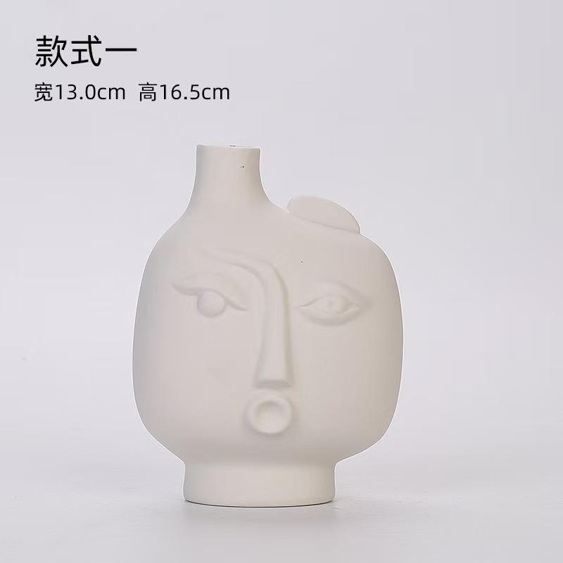 Woman Body Model Vase Nordic Style Ceramic Modern Body Art Vase Home Decor Creative Flower Pot Living Room Decoration Vases