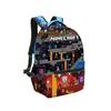 (7) Rucsac școlar Minecraft cu două fețe Cadou pentru copii