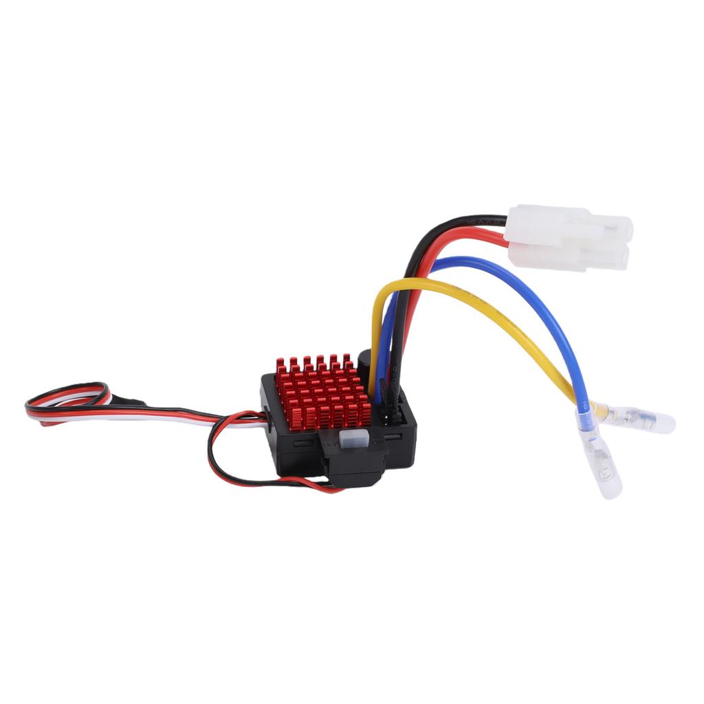 RC Car 60A Brushed ESC Waterproofing Aluminum Alloy for 1 10 Scale RC Crawler Car
