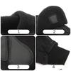 Winter Polar Fleece Half Finger Flip Gloves Double Layer Thicken Touch Fingerless Convertible Mitten