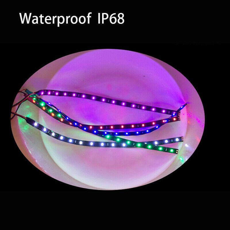 Led Strip Light Car Drl Lamp 12V Red Flexible Outdoor Waterproof 2835 Soft Night Lighting Decoration Bedroom Lights Strips Glow