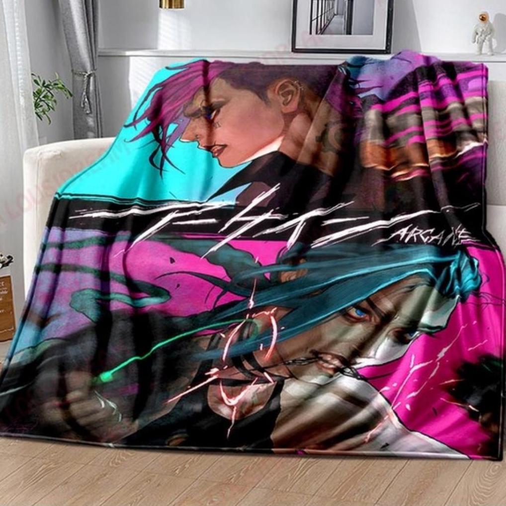 Arcane Blanket 3DPrint Soft Rug Winter Warm Plush Soft Fluffy Blanket With Weight for Sofa Home Decoration Gift for Your Friends