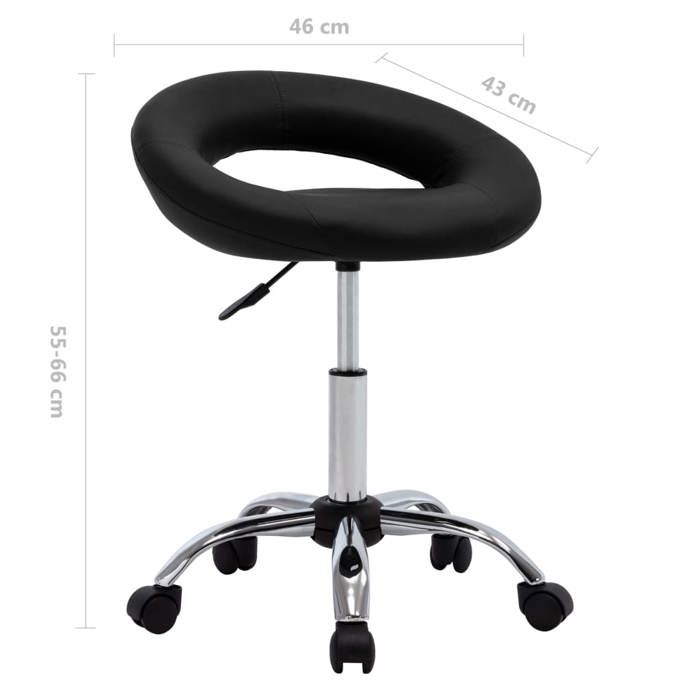 VidaXL Chaise de Travail Roulante Siège de Bureau Tabouret de Travail Salon de Beauté Salon de Massage Coiffure Ergonomique 323664