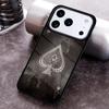 Ace of spades Poker Card Phone Case For iPhone 17 16 15 14 13 12 11 Pro Max Plus 17Air Soft Silicone Cover