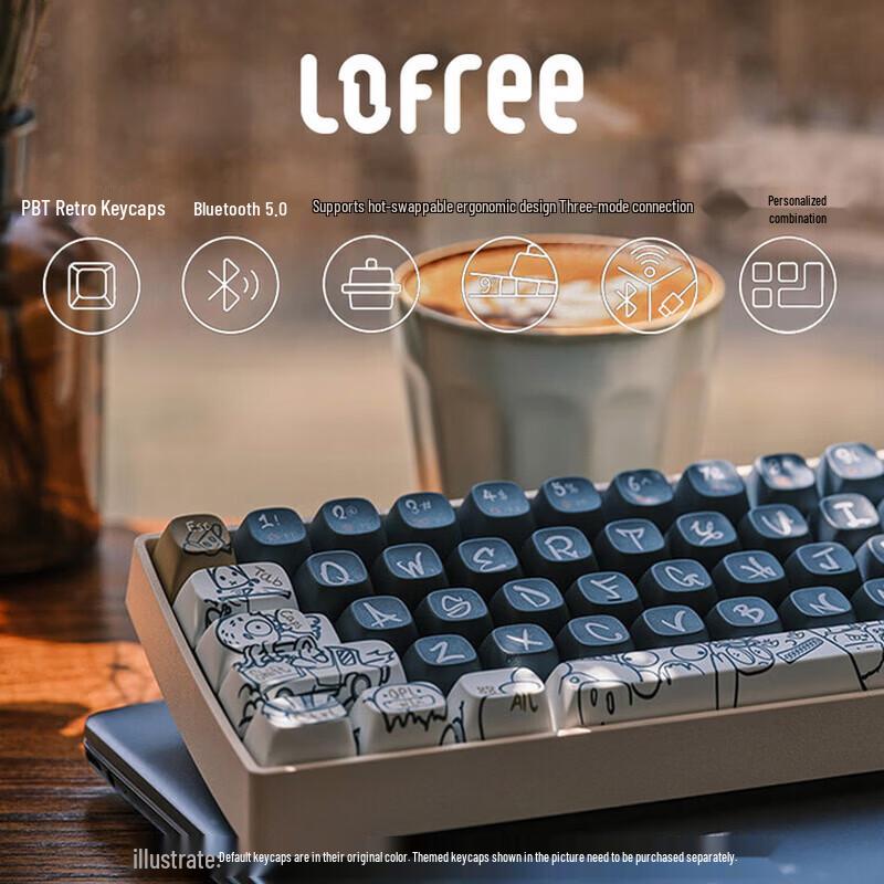 LOFREE OE913 Xiaochao 100 Tri-Mode Mechanical Keyboard