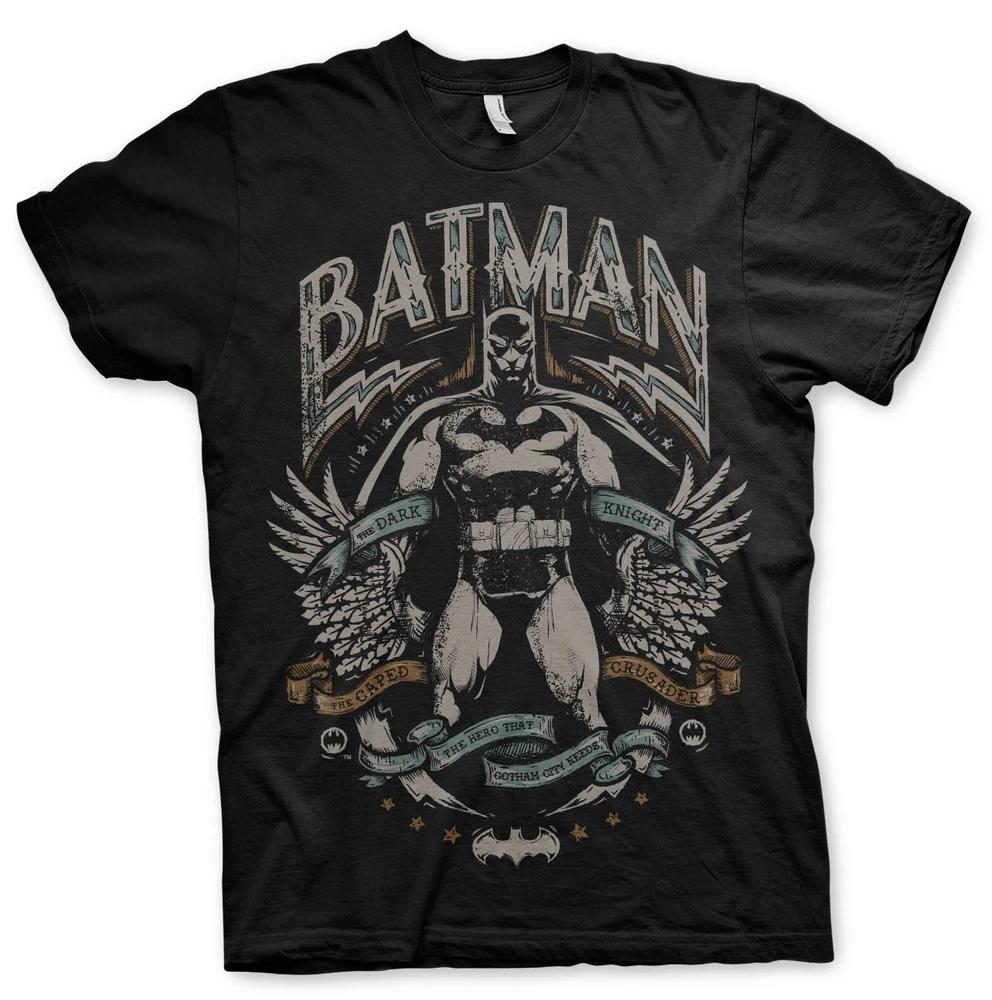Batunisex The Dark Knight Gotham Caped Crusader Licensed Tshirt Unisexs L