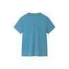 Anta Pure Color Logo Lettering Round Neck Pullover Short Sleeve T-Shirt Men Tops Tao-Grey-Blue 152325109-2
