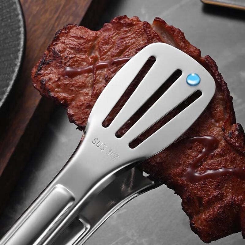 

Thickened 304 Stainless Steel 14-inch Food Tongs