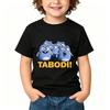Grizzy en De Lemmingen Katoenen Kinder T-shirt Cartoon Print T-shirts Casual Leuke Jongens Meisjes Tops Ronde Hals Korte Mouw Zomer Anime T-shirt Leuk T-shirt