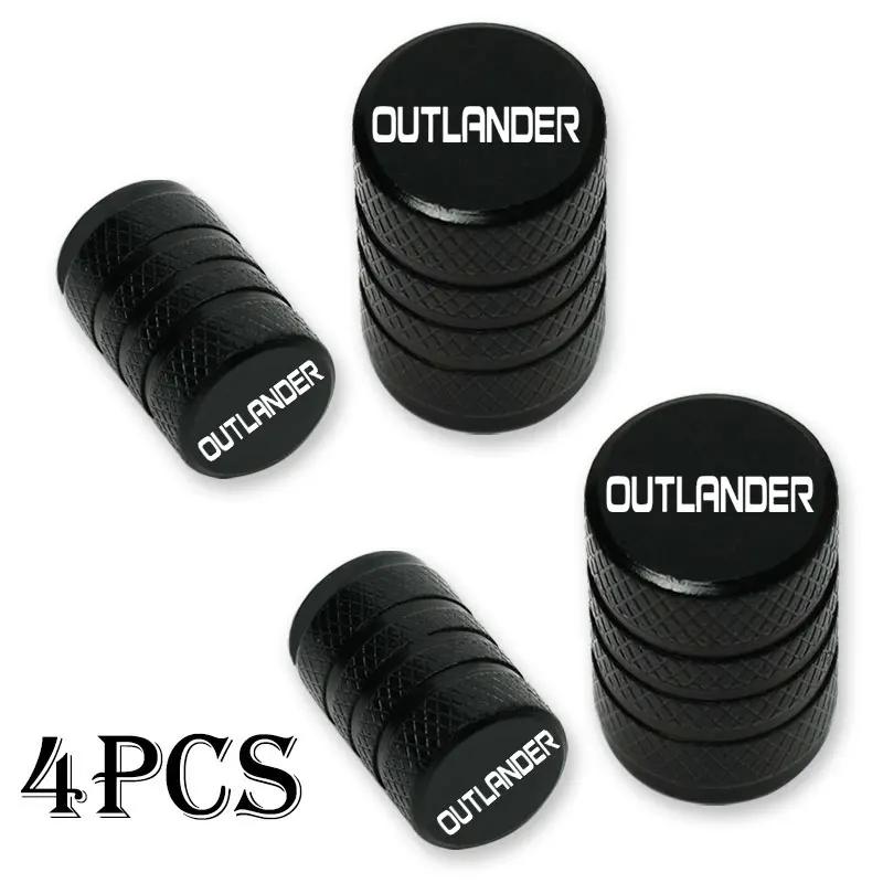

4pcs Car Wheel Tire Valve Caps Tyre Stem Covers Airdust Waterproof For Mitsubishi Outlander Accessories