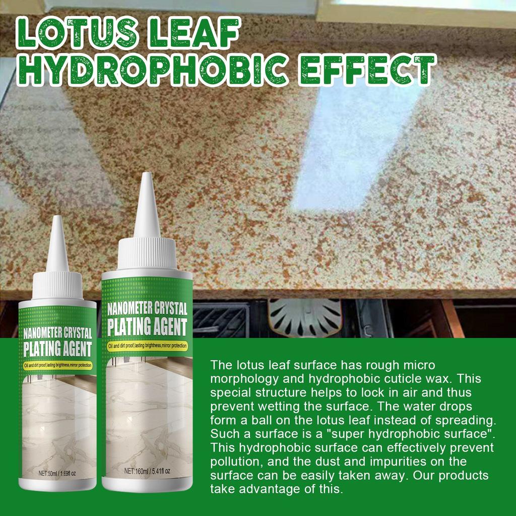 Stone Crystal Plating Agent Polishing Nano Crystal Liquid Tile Scratch Care Brightening Restoration 160ml/50ml