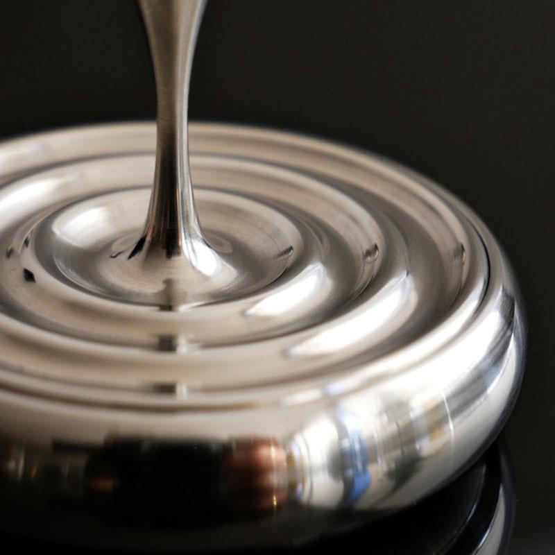 Giroscopio a Goccia d'Acqua Rotante Decorazione da Scrivania Tubo a Goccia Giocattolo Riduttore di Pressione Regalo Giroscopio a Schizzi d'Acqua Rotante