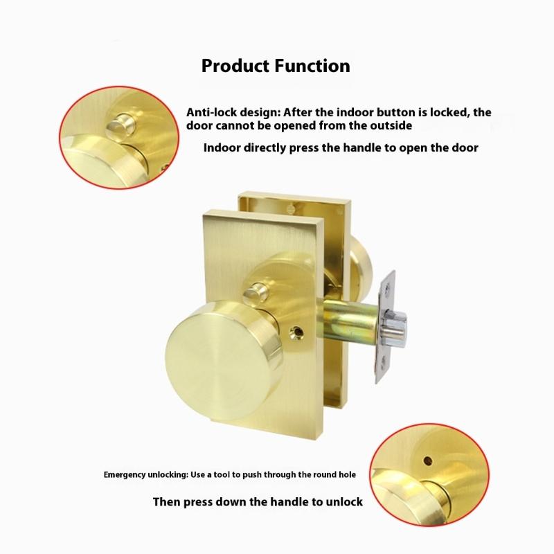 Modern Alloy Passage Door Locks Matte Black Finish Alloy Easy Installation Kits With Keys Plate Screws