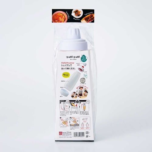 Kojit Easy Shaker Hand Batter Shaker, Keeps Hands Clean, Perfect for Baking, Kids, Pancakes, Takoyaki, and Waffles, Shaking Mixer, 90304