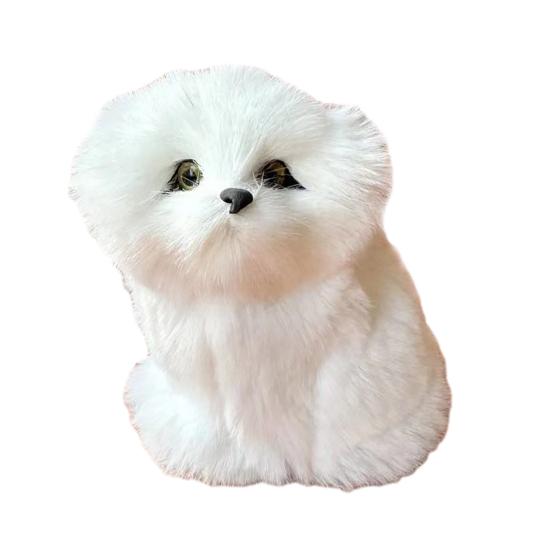 Kids Plush Simulated Animal Toy with Sound Interactive Dog Cat Plushie Toddlers Boys Girls Educational Stuffed Animal Toy D