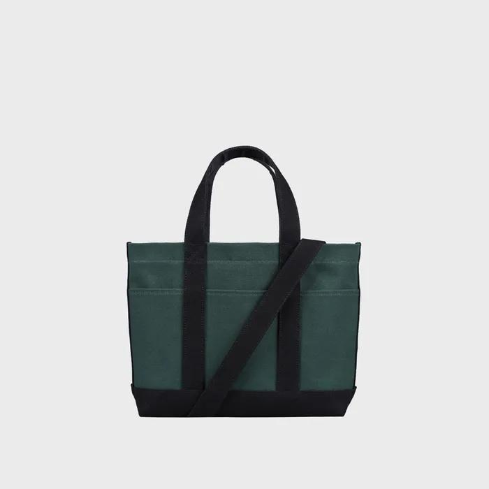 Primo Petit Canvas Tote Bag (Khaki/Black)