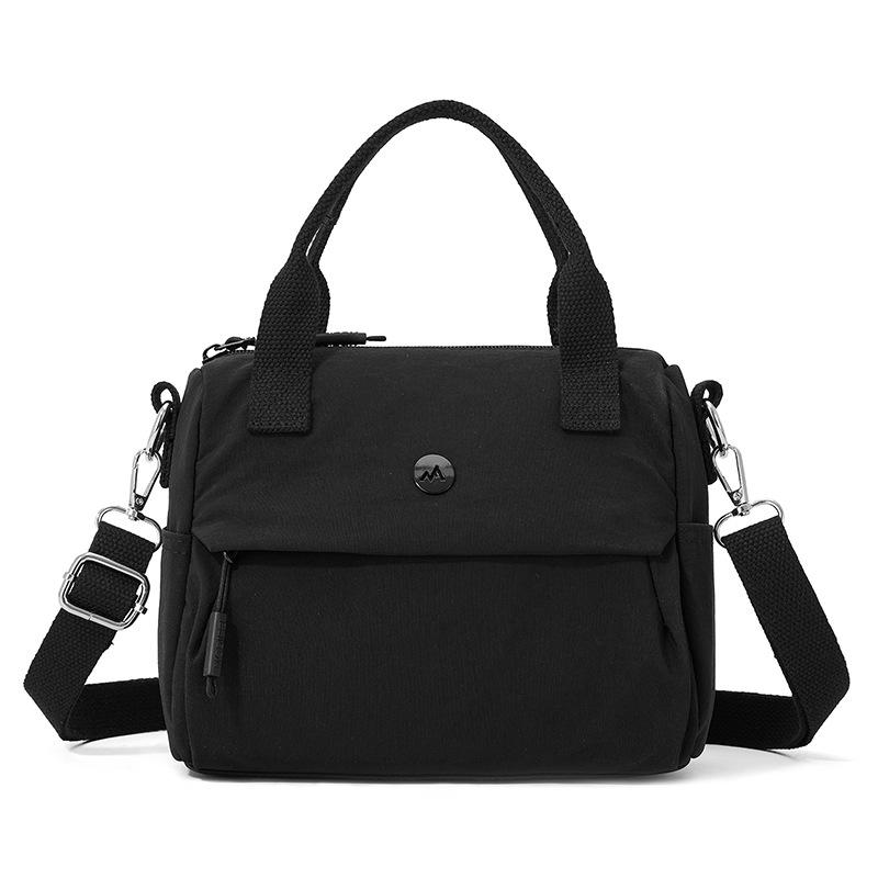 Vintage Women's Bag Lightweight Shoulder Crossbody Bag Solid Color Commuter Small Square Bag