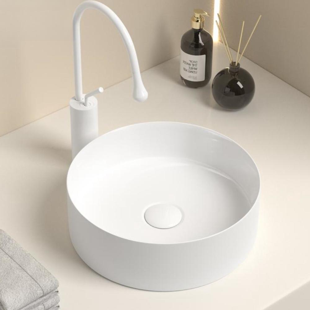 Ceramic Modern Table Basin, Bathroom Vanity Basin, Household Hand Wash Basin For Hotel, Balcony And Toilet,  Basin For  Was