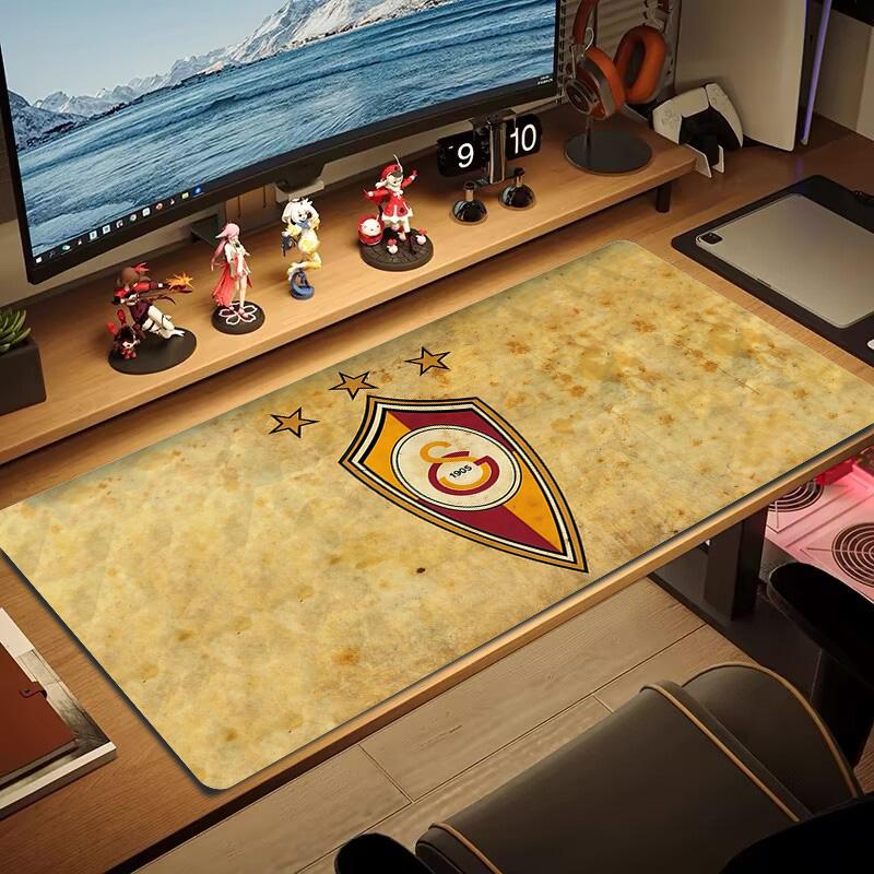Galatasaray SK2 Print Cushion Non-slip Laptop Tablet Big Mousepad XXL Mat Mini PC Playmat With Lock Edge