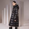 Gaofun Queen 3.0 Women's Long Hooded Shiny Goose Down Puffer Coat