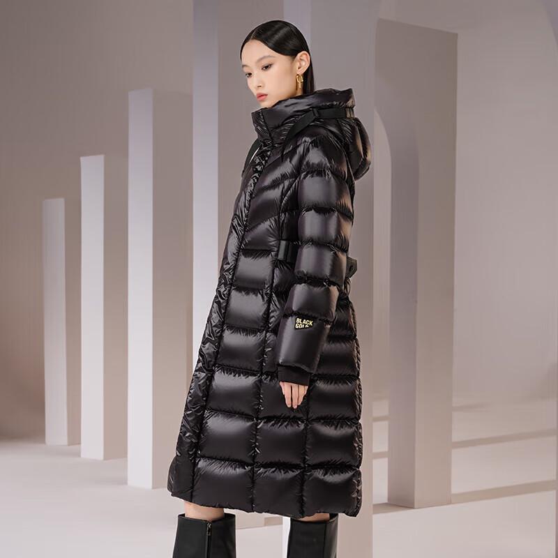 Gaofun Queen 3.0 Women's Long Hooded Shiny Goose Down Puffer Coat