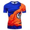 3D Goku T-shirt Men's Summer Fitness Top Taekwondo Bjj Gym Rashguard Mma Boxing Goku T-shirt Men's Sports Shirt Muay Thai