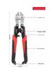 Delixi 8-inch Steel Rebar and Wire Cutting Pliers
