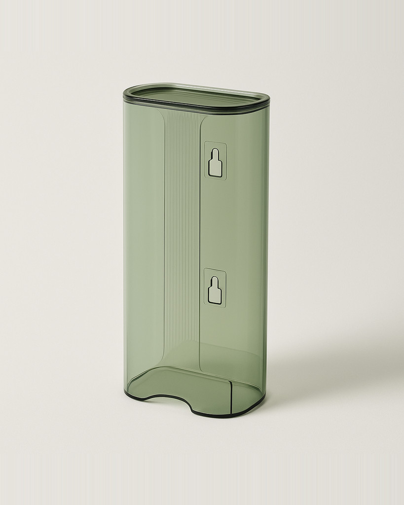 Wall Mount Storage Box Clear Visible Hollow Bottom Dustproof Socks Briefs Panties Underwear Organizer Holder Container