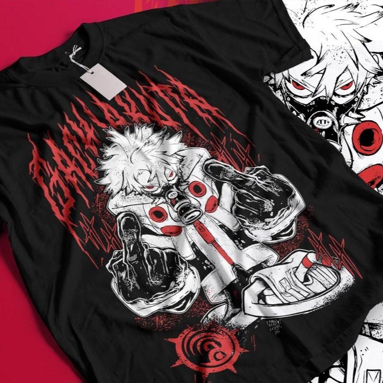 2026 Hot Sale Summer Japan Animation Gachiakuta Rudo Tshirt Unisex Unisex Vintage Top Trendy Y2k Gothic Cotton Oversized Tshirt