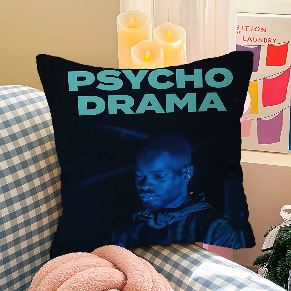 Pop Hip Hop Rapper Dave Pillow Gift Home Office Decoration Bedroom Sofa Car Cushion Cover Case 45x45