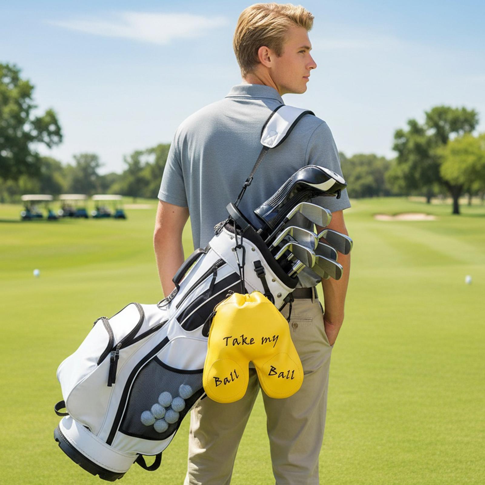 

Golf Ball Bag Waterproof Large Flexible Drawstring Storage Golf Ball Bag Sack For Men Women Stocking Stuffers Dad Practice China Mainland